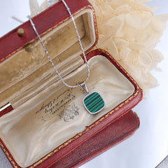 Geometric Shell & Acrylic Pendant Necklaces