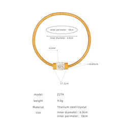 18K Gold-Plated Charm Bracelet or Bangle