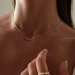Daphne Knot Choker Necklace