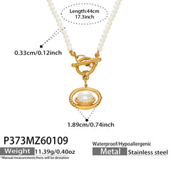 Pearl-Look Bead Charm Necklace or Bracelet