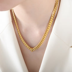Cubic Zirconia Accent Bold Chain Necklace Designs