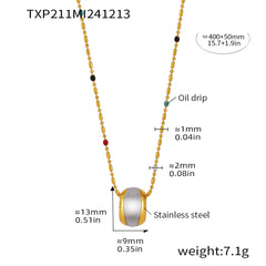 Textured Loop Pendant Necklace or Hoop Earrings