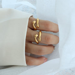 Embrace Hands Open Ring