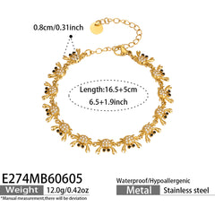 Ocean Charm Cubic Zirconia Bracelets