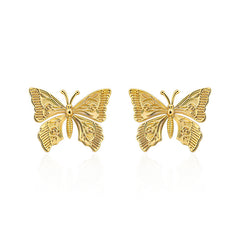 Marielle Vintage-Inspired Butterfly Stud Earrings