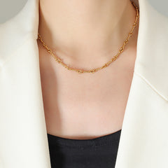 Interlocking Link Necklace & Bracelet