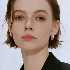 Nicolette Vintage-Inspired Pavé Stud Earrings No. 865915