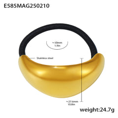 18K Gold-Plated Sculptural Hair Tie Designs