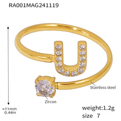 Cubic Zirconia Initial Jewelry Collection