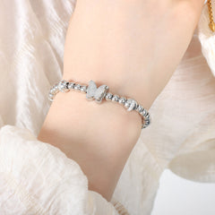 Beaded & Charm Stainless Steel Bracelets