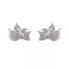 Marielle Vintage-Inspired Pavé Stud Earrings