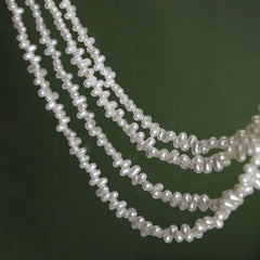 Pearl-Look Irregular Bead Necklace
