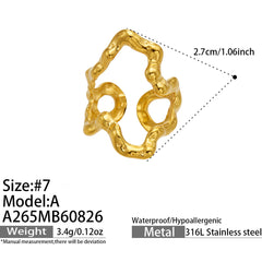 Irregular Open Ring Collection