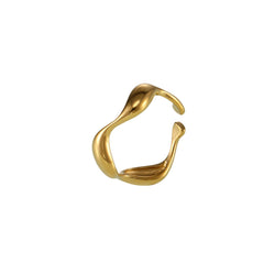 Sculptural Curved Open Ring