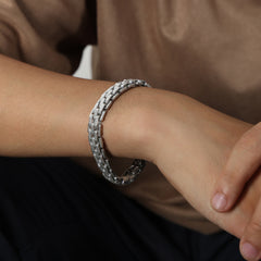 Men’s Textured Link Bracelet