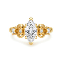 Daphne Marquise Adjustable Ring