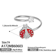 18K Gold-Plated Playful Cubic Zirconia Ring Designs