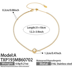 Oval and Teardrop Cubic Zirconia Jewelry