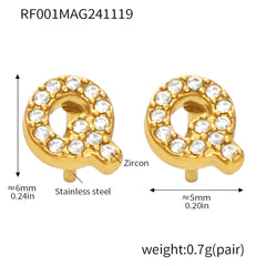Cubic Zirconia Initial Jewelry Collection