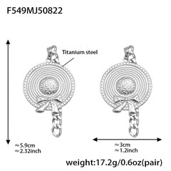 Bow & Hat-Motif Statement Earrings