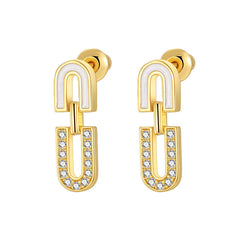 Nadine Vintage-Inspired Mother-of-Pearl Hoop Earrings