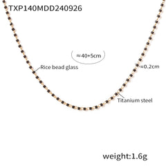 Fine Glass Bead Necklace or Bracelet