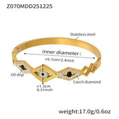 Cubic Zirconia Clasp Bangle Designs