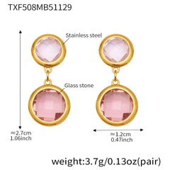Round Stone Accent Bracelet or Earrings