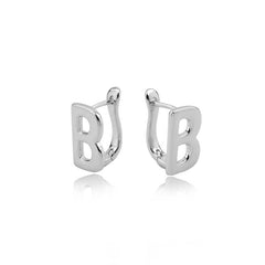 Camille Vintage-Inspired Initial Stud Earrings