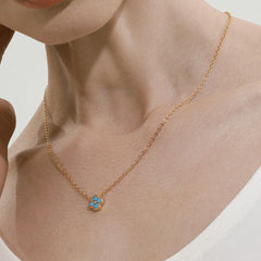 Marielle Turquoise Clover Necklace