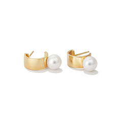 Camille Vintage-Inspired Pearl Stud Earrings No. 649531