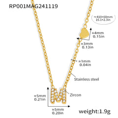 Cubic Zirconia Initial Jewelry Collection