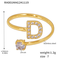 Cubic Zirconia Initial Jewelry Collection