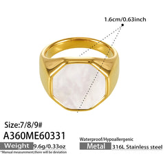 Natural Shell Geometric Statement Rings