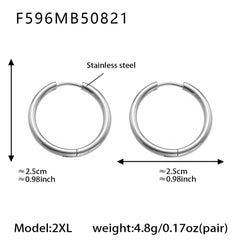 Polished Minimal Huggie Hoop Earrings