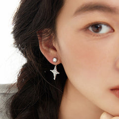 Camille Minimalist Pavé Stud Earrings