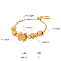 Beaded & Charm Stainless Steel Bracelets