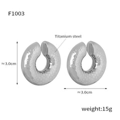 Sculptural Geometric Ear Cuffs