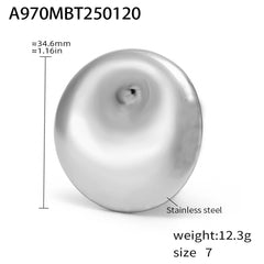 18K Gold-Plated Sculptural Spiral Disc Ring