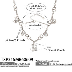 18K Gold-Plated Ocean Charm Jewelry