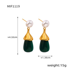 Color Resin Stud and Hoop Earring Designs