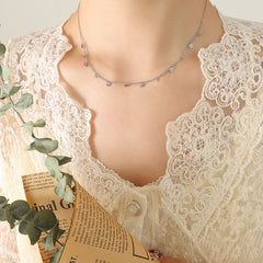 18K Gold-Plated Geometric Charm Necklace Designs
