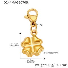 18K Gold-Plated Charm Bracelet and Pendant Designs