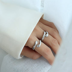 Embrace Hands Open Ring
