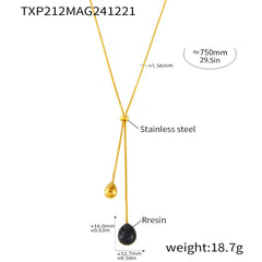 Resin Teardrop Necklace, Earrings or Ring