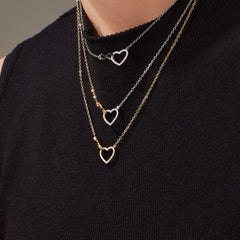 18K Gold-Plated Infinity Heart Necklace or Bracelet