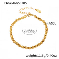 18K Gold-Plated Charm Bracelet and Pendant Designs
