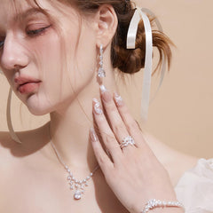Nicolette Vintage-Inspired Teardrop Necklace