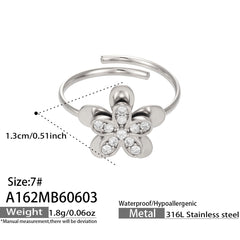 18K Gold-Plated Playful Cubic Zirconia Ring Designs