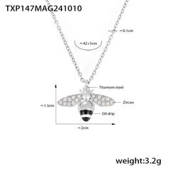 Enamel Bee Jewelry and Layering Chain Designs